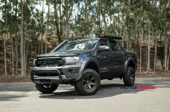 FORD RANGER BEAST BLACK MACHINED WITH DARK TINT